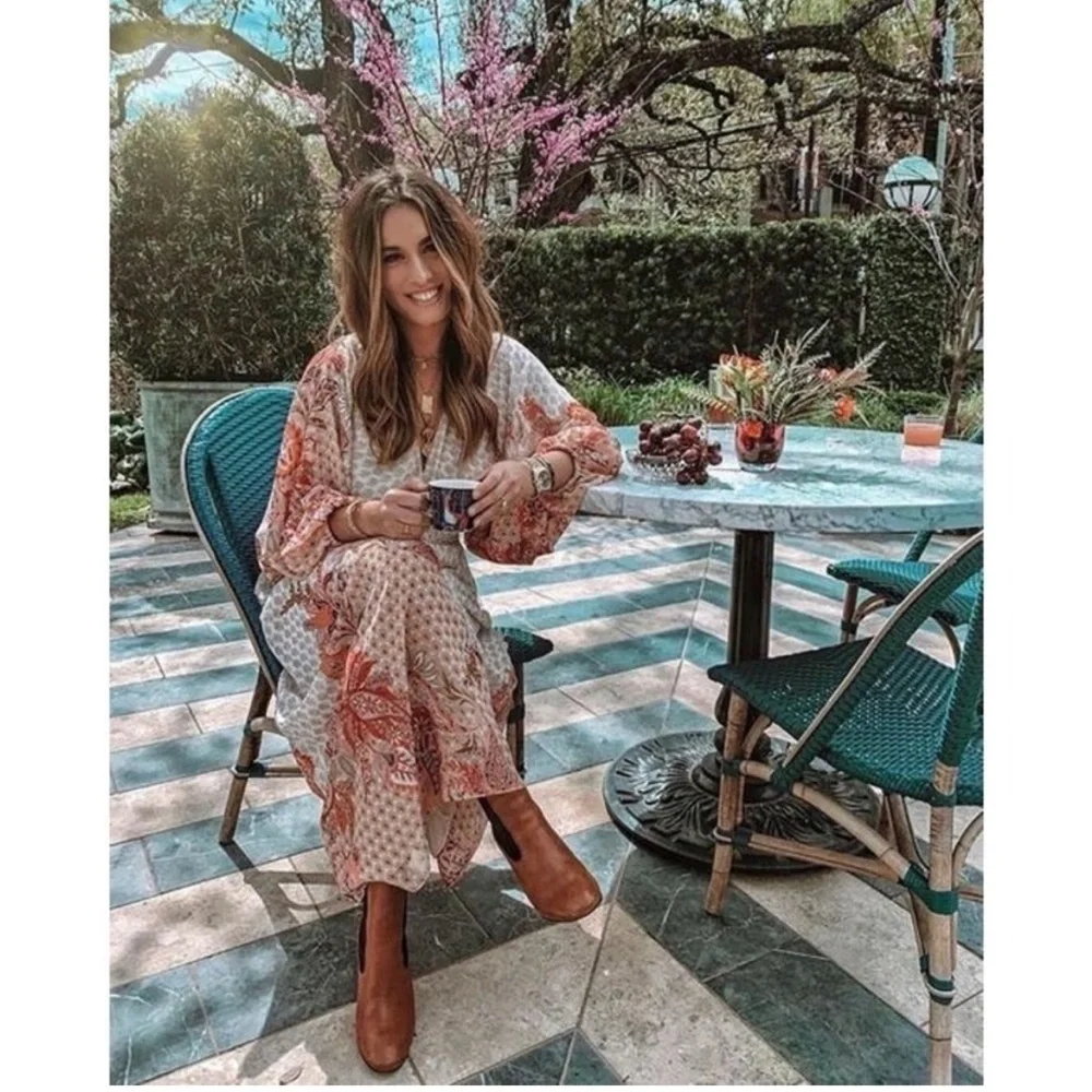MISA Los Angeles Emala Paisley Print Maxi Dress size XS - Picture 2 of 16